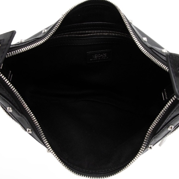 Pristine Versace Studded Small Hobo Bag - Picture 3 of 5